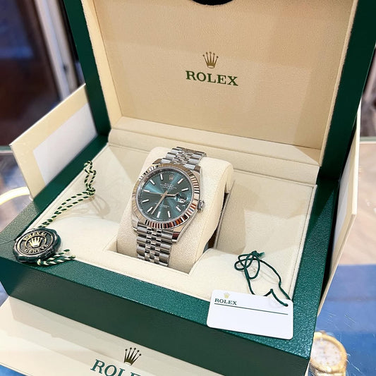 Rolex datejust 41 (أوتوماتيكية) + العلبة الأصلية