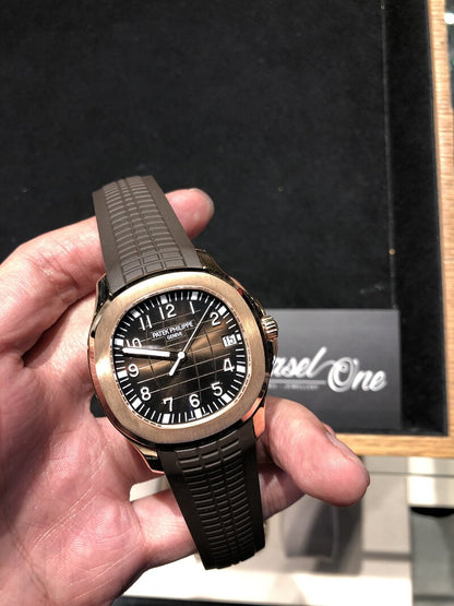 Patek Philippe Aquanaut ┃ ساعة باتك فيليب أوتوماتيكية + العلبة الأصلية