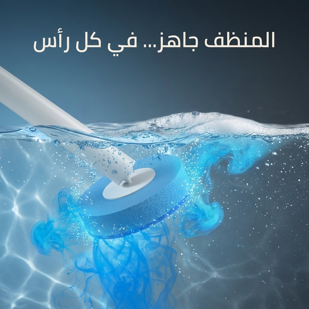 فرشاة تنظيف المرحاض الجدارية