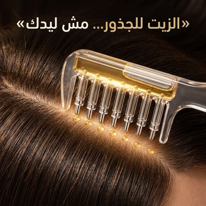 المشط الكريستالي لتوزيع الزيوت