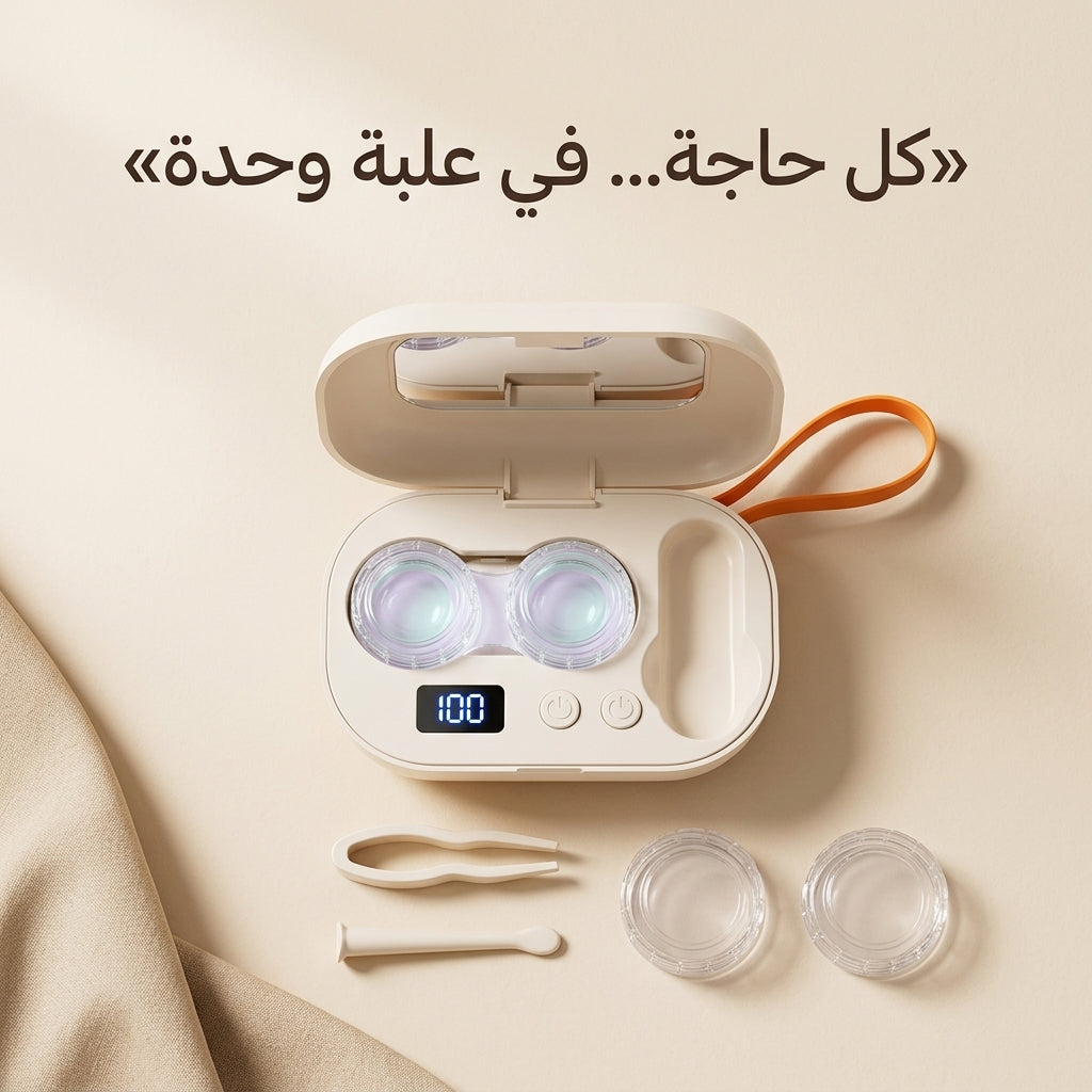 جهاز تنظيف العدسات