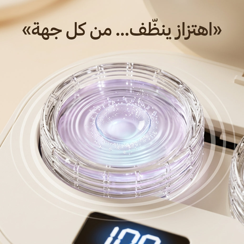 جهاز تنظيف العدسات