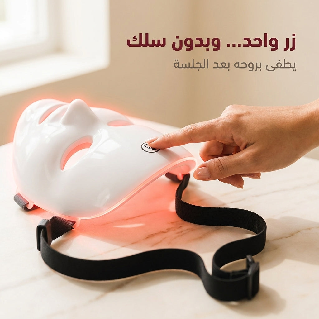 ماسك العلاج الضوئي للبشرة