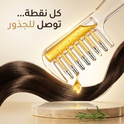 المشط الكريستالي لتوزيع الزيوت