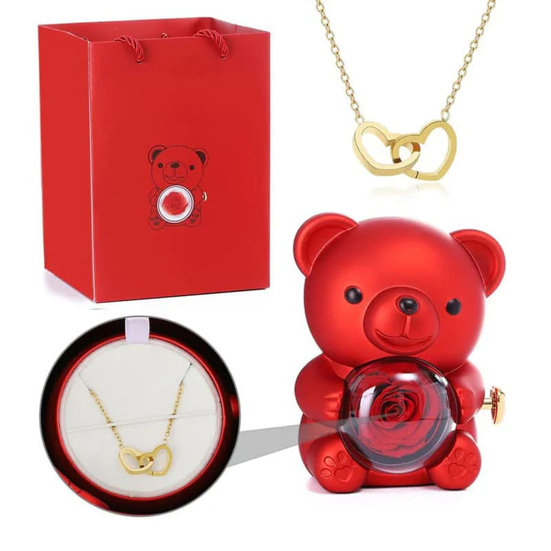 🐻‍❄️💗 قلادة الدب