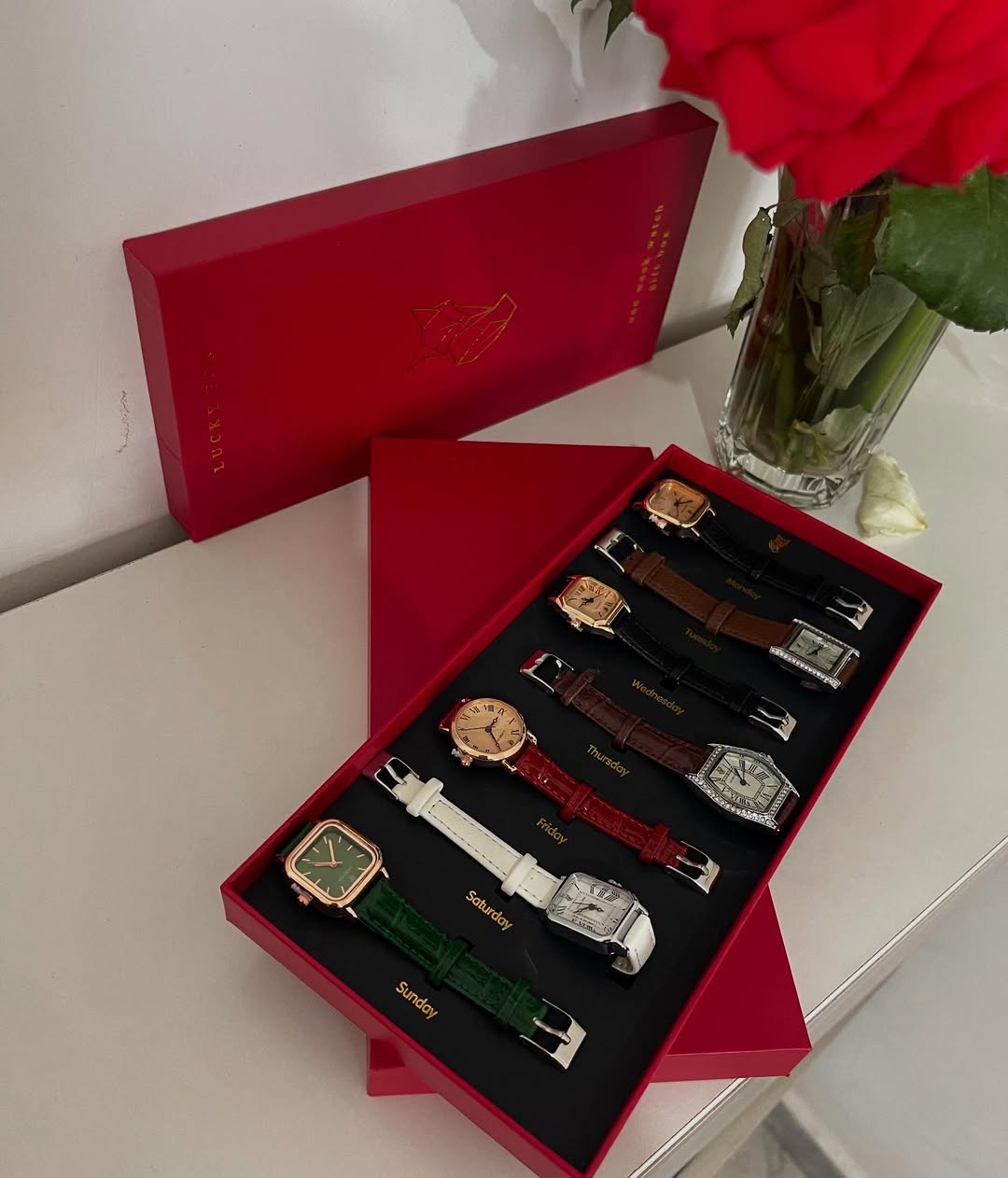 One Week Watches Lucky Fox ┃ بوكس ساعات الأسبوع الأصلي من لوكي فوكس