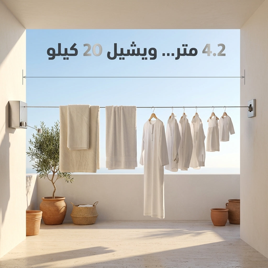 حبل الغسيل الأوتوماتيكي