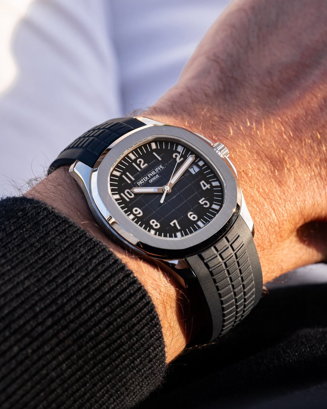 Patek Philippe Aquanaut ┃ ساعة باتك فيليب أوتوماتيكية + العلبة الأصلية