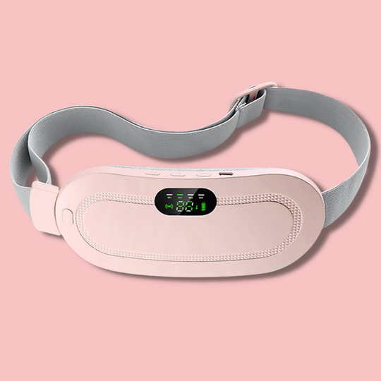 حزام تدفئة وتدليك لتخفيف آلام الدورة الشهرية