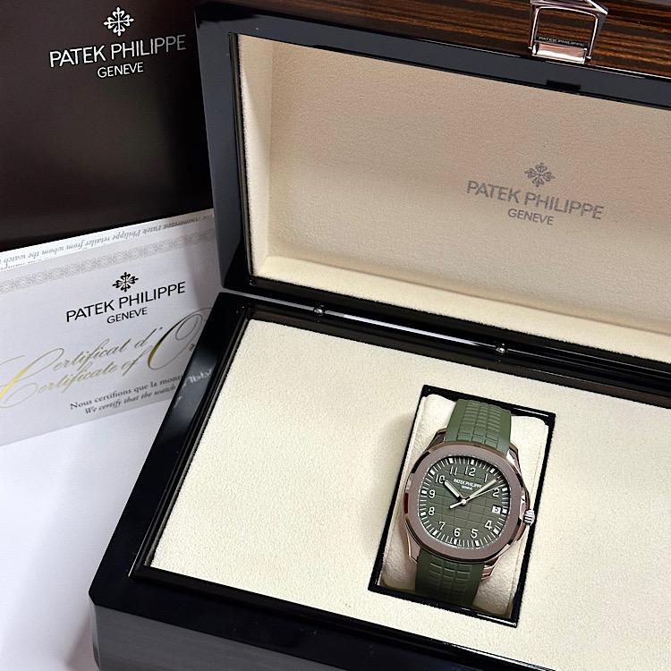 Patek Philippe Aquanaut ┃ ساعة باتك فيليب أوتوماتيكية + العلبة الأصلية