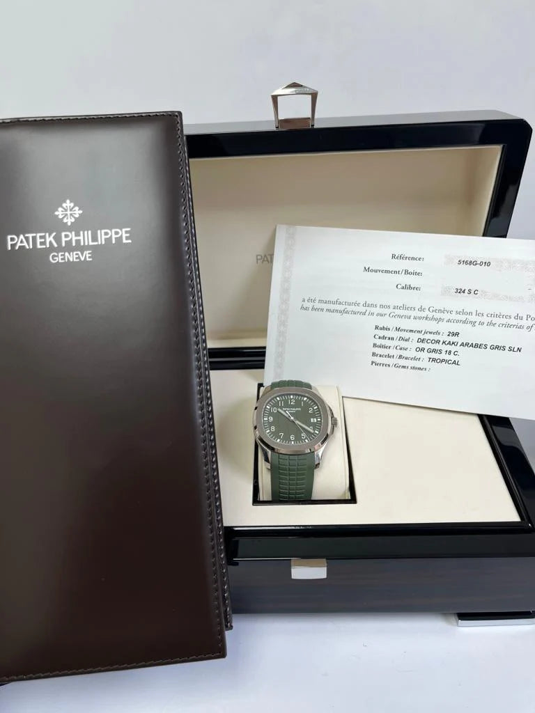 Patek Philippe Aquanaut ┃ ساعة باتك فيليب أوتوماتيكية + العلبة الأصلية