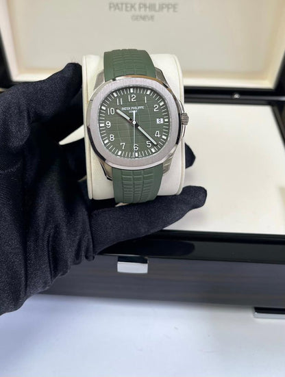 Patek Philippe Aquanaut ┃ ساعة باتك فيليب أوتوماتيكية + العلبة الأصلية