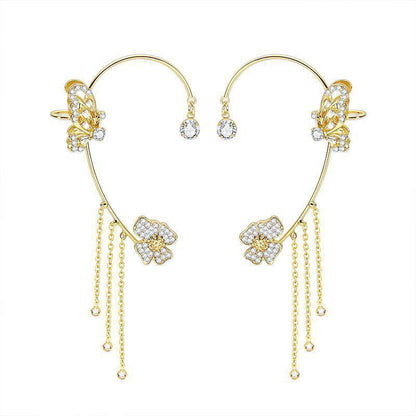 💎 "أقراط بيانكا "جناح الفراشة 💎