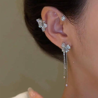 💎 "أقراط بيانكا "جناح الفراشة 💎