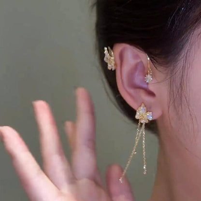 💎 "أقراط بيانكا "جناح الفراشة 💎